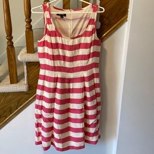 Nine West pink striped dress (size 2)
